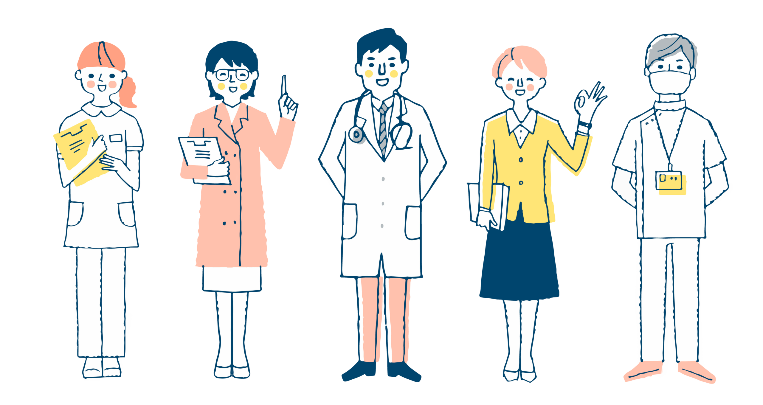 看護師達イラスト